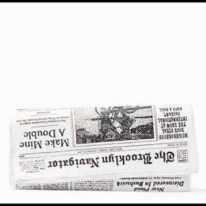 Kate Spade Newspaper Clutch NWT